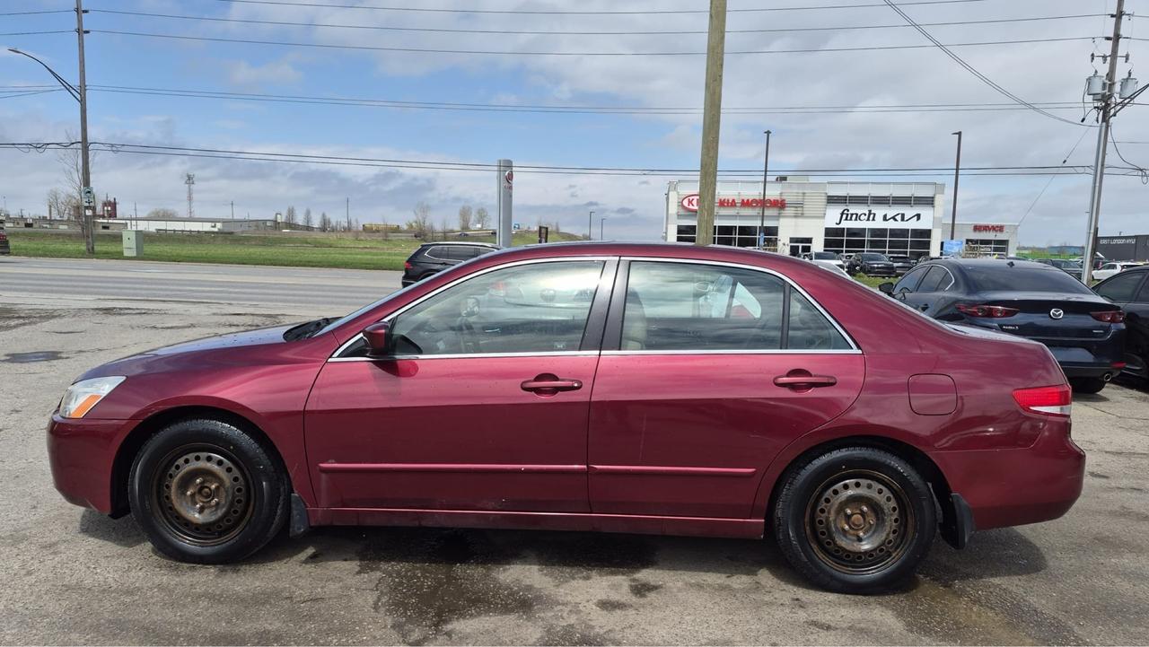 2004 Honda Accord EX-L, SEDAN, LEATHER, 4 CYL, ONLY 134KMS, CERT Photo