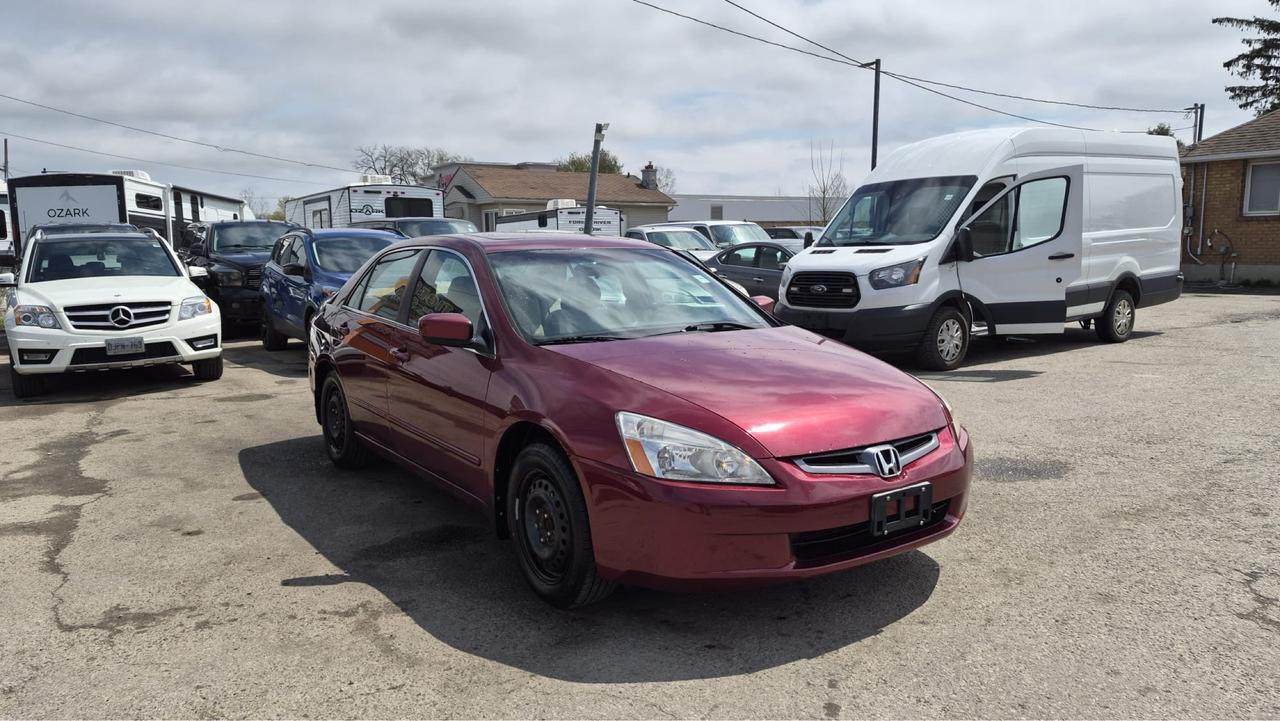 2004 Honda Accord EX-L, SEDAN, LEATHER, 4 CYL, ONLY 134KMS, CERT Photo