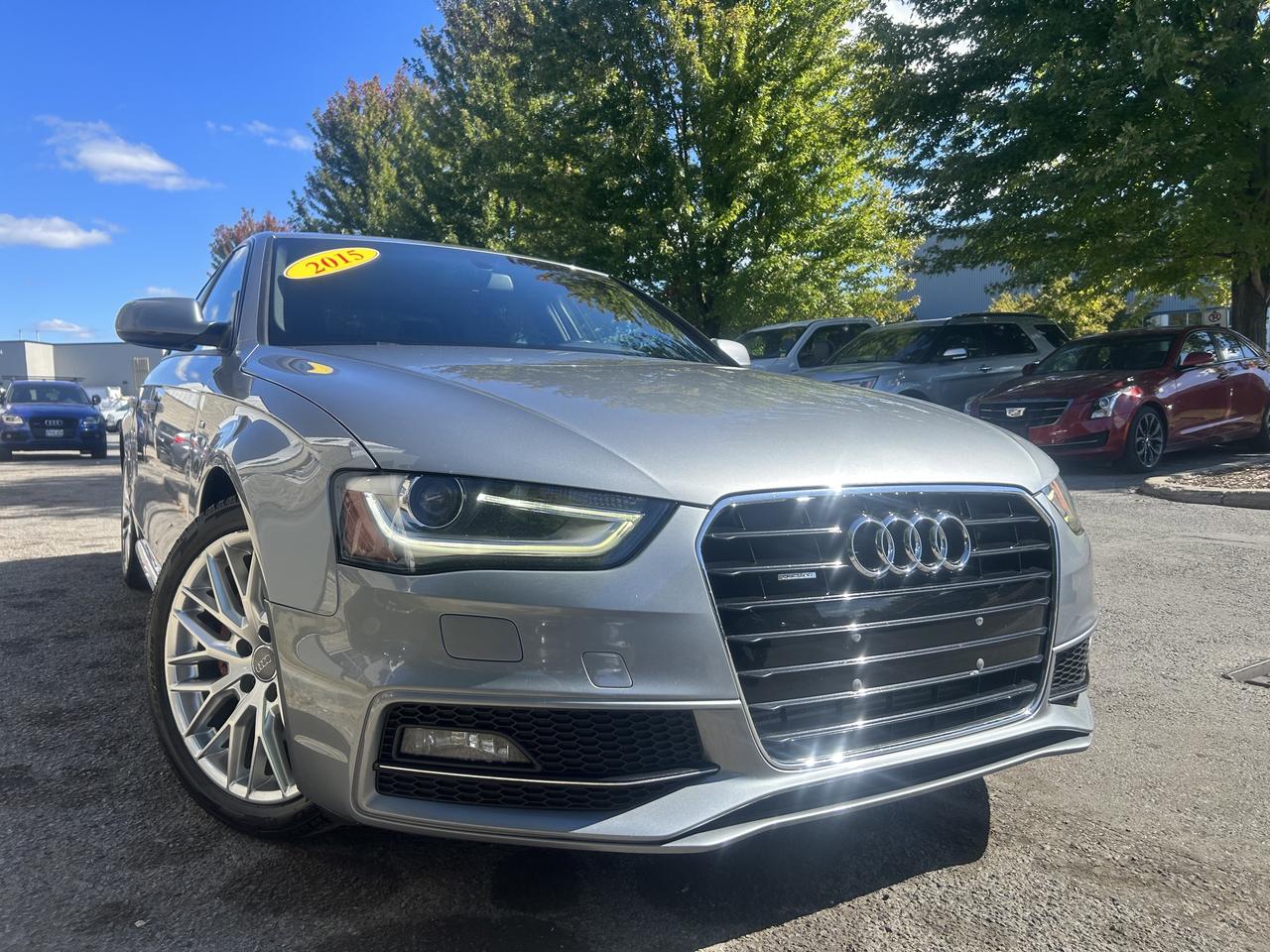 2015 Audi A4 Komfort, AWD, S-line pkg, leather, heated seats! Photo