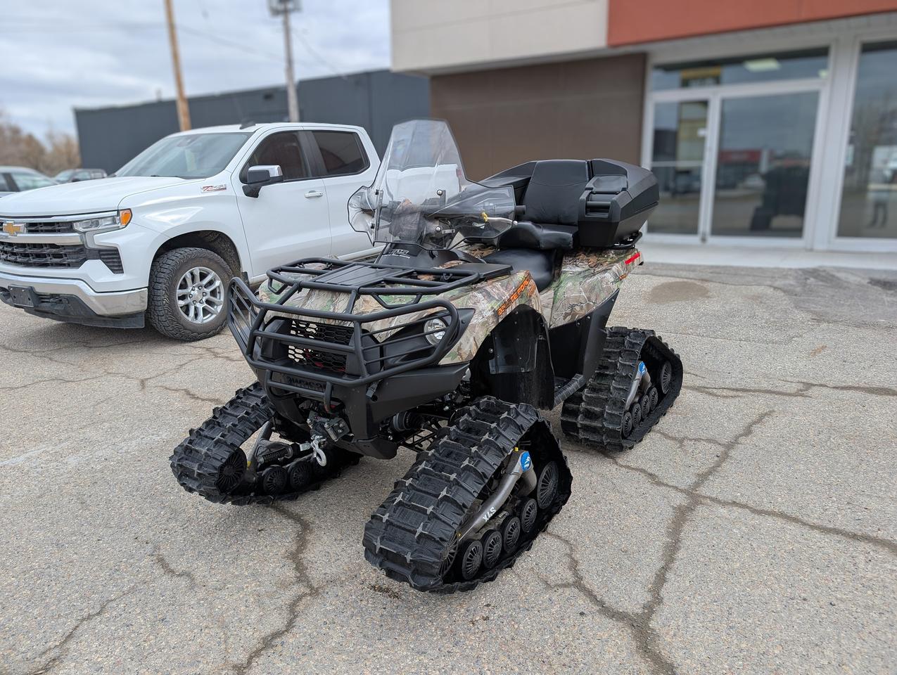 Used 2022 Kawasaki Brute Force 750 EPS Camso Tracks | Hand Warmers | 2 Up Seating for sale in Steinbach, MB