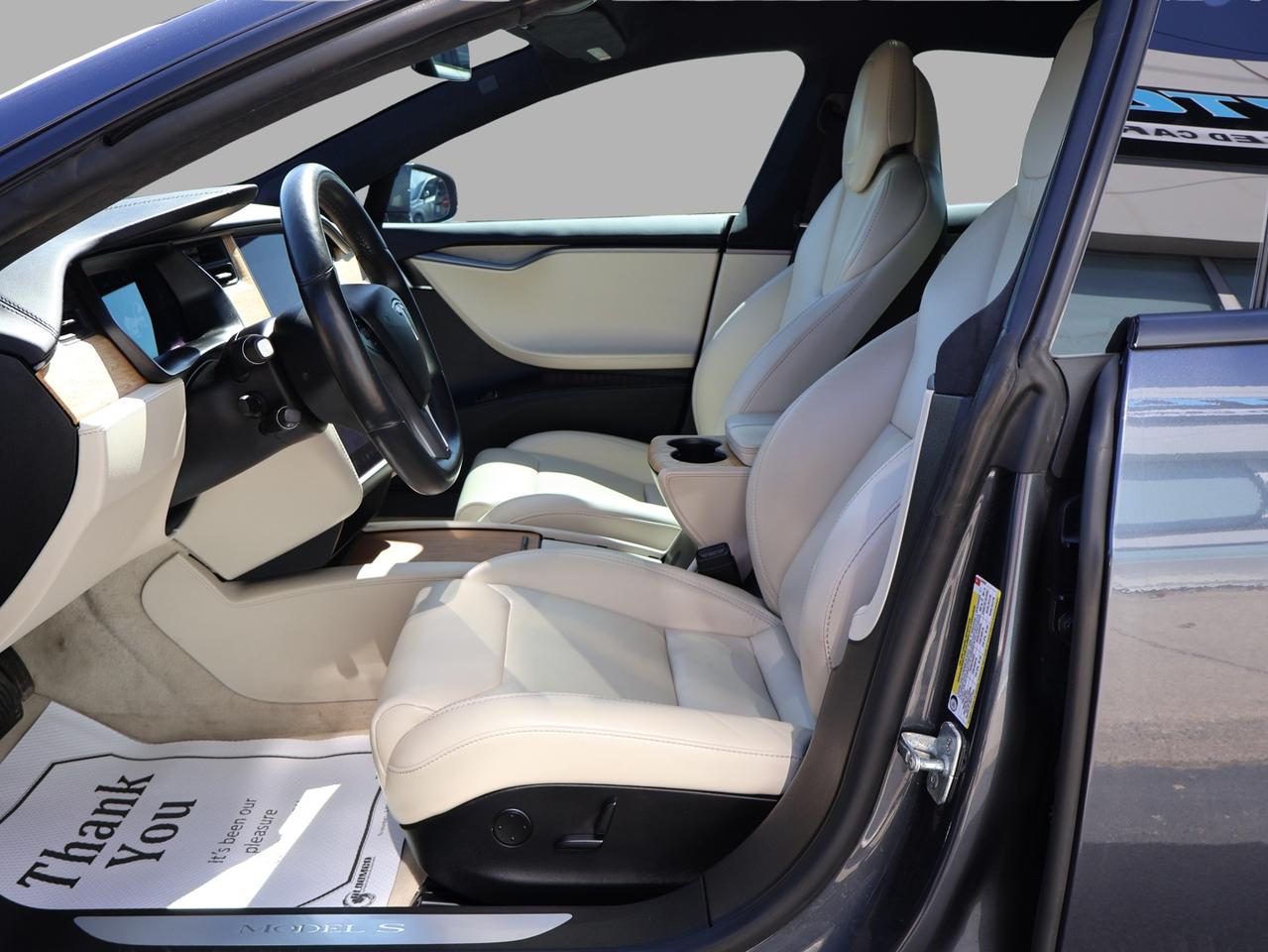 2019 Tesla Model S LONG RANGE AWD CERTIFIED *ACCIDENT FREE*WHITE INT* CAMERA NAV BLUETOOTH LEATHER HEATED SEATS PANO ROOF CRUISE ALLOYS Photo