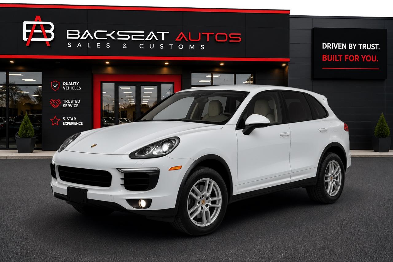 <p><span> 2016 Porsche Cayenne Drive With Confidence [ GUARANTEED FINANCING ]</span></p><p><span></span><br></p><p><span>Looking for a suv thats sportyand ready for any road? </span></p><p><span></span><br></p><p><span>This vehicle is Ontario Safety Certified and includes a 3-Month Engine & Transmission Warranty for your peace of mind. </span></p><p><span></span><br></p><p><span>There are also longer and more comprehensive coverage options available, and wed love to go over them with you.</span></p><p><span></span><br></p><p><span> Key Features: </span><span> </span></p><p><span>- No accidents - One Owner</span></p><p><span>- AWD</span><span></span></p><p><span>- infotainment screen </span><span> </span></p><p><span>- Sunroof</span></p><p><span> - Michelin tires on alloy wheels</span></p><p><span>- Bluetooth</span></p><p><span>- Back up camera </span></p><p><span>- CarFax Available | Extended Warranty Optional </span></p><p><span></span><br></p><p><span>Why Buy From Backseat Autos Ottawa? </span></p><p><span> Safety Certified & Warranty Included </span></p><p><span> AppointmentOnly = Dedicated Attention </span></p><p><span> Trusted by Hundreds of Happy Ottawa Drivers </span></p><p><span></span><br></p><p><span> Limited Availability 1 Unit Only!</span></p><p><span> Call/Text 6138798448 to schedule your private viewing today. </span></p>