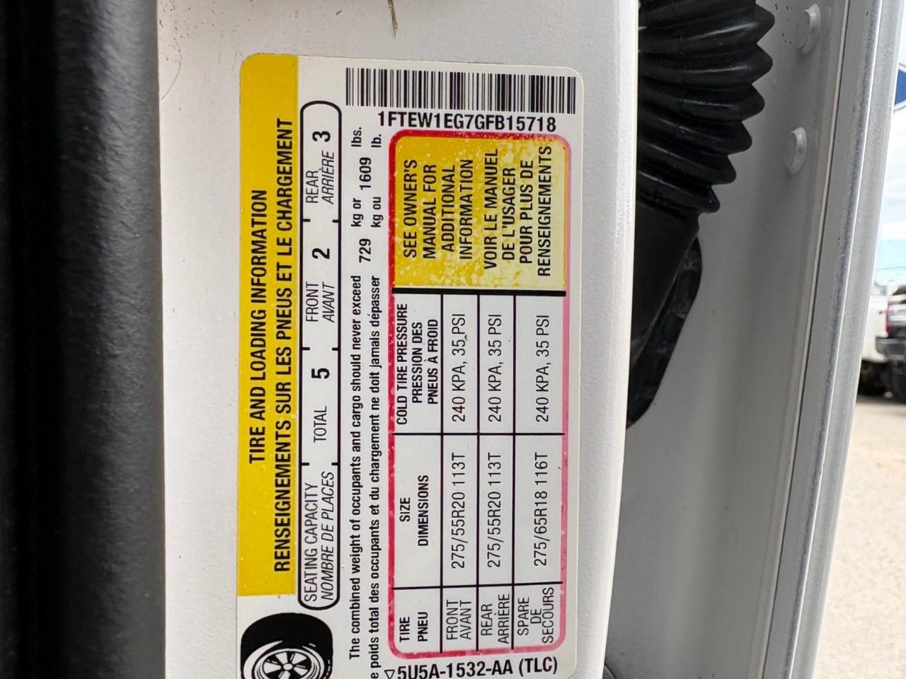 2016 Ford F-150 4WD SuperCrew Styleside 5-1/2 Ft Box Lariat Photo