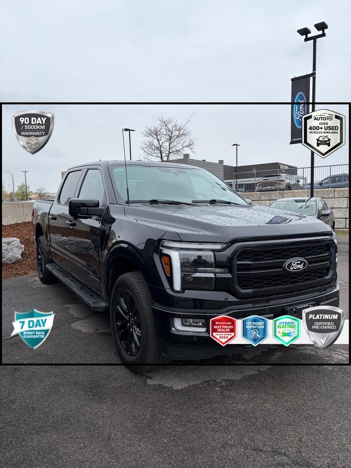 Used 2024 Ford F-150 Lariat POWERBOOST | BLACK APPR. PKG | 1 OWNER for sale in Hamilton, ON