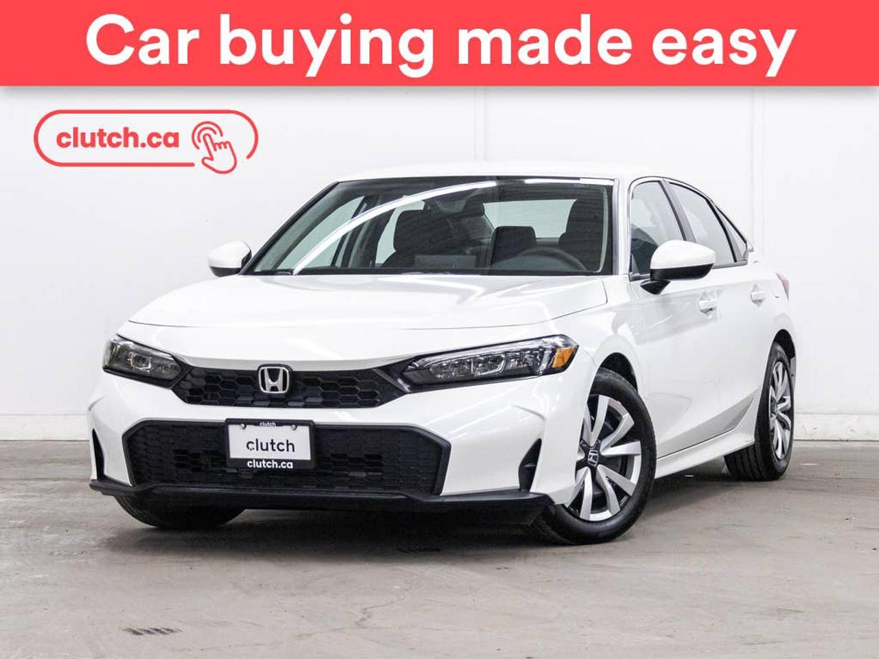Touchscreen Display, Cruise Control, Adaptive Cruise Control and more!<br> <br>Clutch is the largest online used car retailer in Canada, delivering a seamless, hassle-free car-buying experience to drivers everywhere. Shop thousands of used cars online, get the right one delivered to your door, and enjoy peace of mind with our 10-Day Money-Back Guarantee. How sweet is that? To learn more, visit clutch.ca.<br> <br>The top features for this car include:<br> <br>Bluetooth Music<br>Touchscreen Display<br>Cruise Control<br>Adaptive Cruise Control<br>12V Outlet<br>Hands Free Device Connectivity<br>Apple CarPlay<br>Android Auto<br>USB Input<br>Keyless Entry<br>Push Button Start<br>Auto Stop/Start<br>Electric Parking Brake<br>Brake Assist<br>Front Heated Seats<br>Folding Rear Seats<br>Climate Control<br>Speed-Sensitive Volume<br>Passive Keyless Entry<br>Keyfob Remote Start<br>Rear Seat Reminder<br>Lane Departure Warning<br>Active Lane Keep Assistance<br>Blindspot Sensors<br>Forward Collision Mitigation<br>Rear Collision Warning<br>Rear Cross Traffic Alert<br>Pedestrian Detection<br>Driver Attention Alert<br>Traffic Sign Recognition<br>One-Touch Windows<br>Rear Window Defroster<br>Hill Assistance<br>Automatic High Beams<br>Rear View Camera<br>AM/FM Stereo<br> <br>Seamless home delivery - Delivery to your door in a matter of days. Available on select packages.<br> <br>Try it out for 10 days - If you do not like it, we will take it back. <br> <br>Quality assured - All cars go through our rigorous 210-point inspection and reconditioning process.<br> <br>Peace of mind - Warranty and protection plans available.<br> <br>Haggle-free - No haggling or hard sells.<br> <br>100% Transparency - Full inspection reports on every car, including high-res photography and a free Carfax report.<br> <br>Listed price is for cash purchase only and does not include taxes, Shipping Fees (if applicable), Delivery Fees (if applicable), government licensing fees.<br> <br>Previous Provincial Registrations:<br>Ontario<br> <br>Stock # 100675