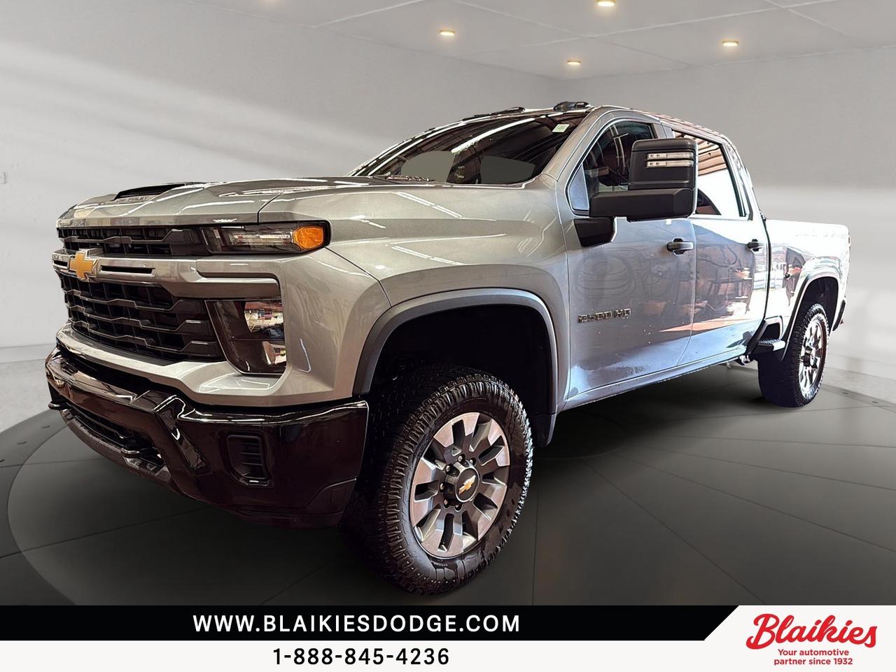 2024 Chevrolet Silverado 2500HD | Heavy-Duty Power & Capability
With 102,913 km, this 2024 Chevrolet Silverado 2500HD delivers impressive strength and reliability with its 6.6L V8 gas engine and 4x4 capability. Built for tough jobs and everyday driving alike, it combines rugged performance with modern comfort and tech.
Key Features:


6.6L V8 gas engine (401 hp, 464 lb-ft torque)


4x4 with 2-speed electronic transfer case


Chevrolet Infotainment 3 with Apple CarPlay & Android Auto


Rear Park Assist with HD rear vision camera


Heated, auto-dimming trailering mirrors


EZ Lift power lock & release tailgate


This Chevrolet Silverado 2500HD is ready for any journey, blending performance, comfort, and modern features. Contact Blaikies Dodge for more details or to schedule a test drive today. Enjoy the convenience of viewing a free CarFax report without submitting personal information. Visit Blaikies Dodge for more details or click to schedule a test drive!