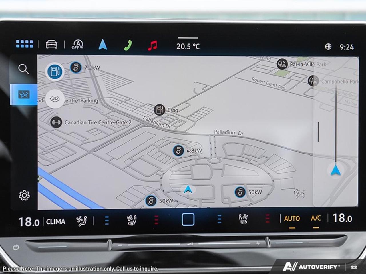 2026 Volkswagen Golf R Black Edition  -  HUD -  Navigation Photo