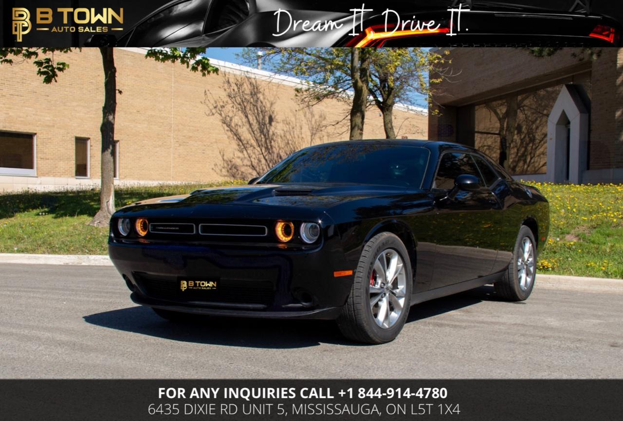 <strong>2021 Dodge Challenger SXT Plus AWD delivers bold muscle car styling with year-round drivability and added premium comfort.</strong><span> With its wide stance, retro-inspired design, and rare all-wheel drive setup, this Challenger stands out as a practical yet fun performance coupe.</span>

<span>

At its core is<strong> a </strong></span><strong>3.6L Pentastar V6 engine paired with an 8-speed automatic transmission and all-wheel drive</strong><span><strong>, delivering smooth power, confident traction in all</strong> seasons, and a balanced mix of performance and efficiency.</span>




<strong>Factory options included:</strong>

<ul>
<li><span>Premium Leather Interior</span></li>
<li><span>Heated & Ventilated Front Seats</span></li>
<li><span>Heated Steering Wheel</span></li>
<li><span>Power Adjustable Driver Seat with Memory</span></li>
<li><span>Dual-Zone Automatic Climate Control</span></li>
<li><span>Uconnect Touchscreen Infotainment System</span></li>
<li><span>Apple CarPlay & Android Auto</span></li>
<li><span>Alpine Premium Sound System</span></li>
<li><span>Blind Spot Monitoring</span></li>
<li><span>ParkSense Rear Park Assist</span></li>
<li><span>Backup Camera</span></li>
<li><span>Remote Start</span></li>
<li><span>Keyless Entry with Push-Button Start</span></li>
<li><span>Alloy Wheels</span></li>
</ul>



<strong>At B-Town Auto Sales, each vehicle undergoes a comprehensive inspection to ensure exceptional quality and performance. We proudly serve customers across the Greater Toronto Area and beyond, offering competitive financing, trade-ins, and nationwide shipping.</strong>




<strong>Special Financing price: $ *</strong>

<strong>Cash Price: $ *</strong>




<strong>Thank you for choosing B-Town Auto Sales.</strong>