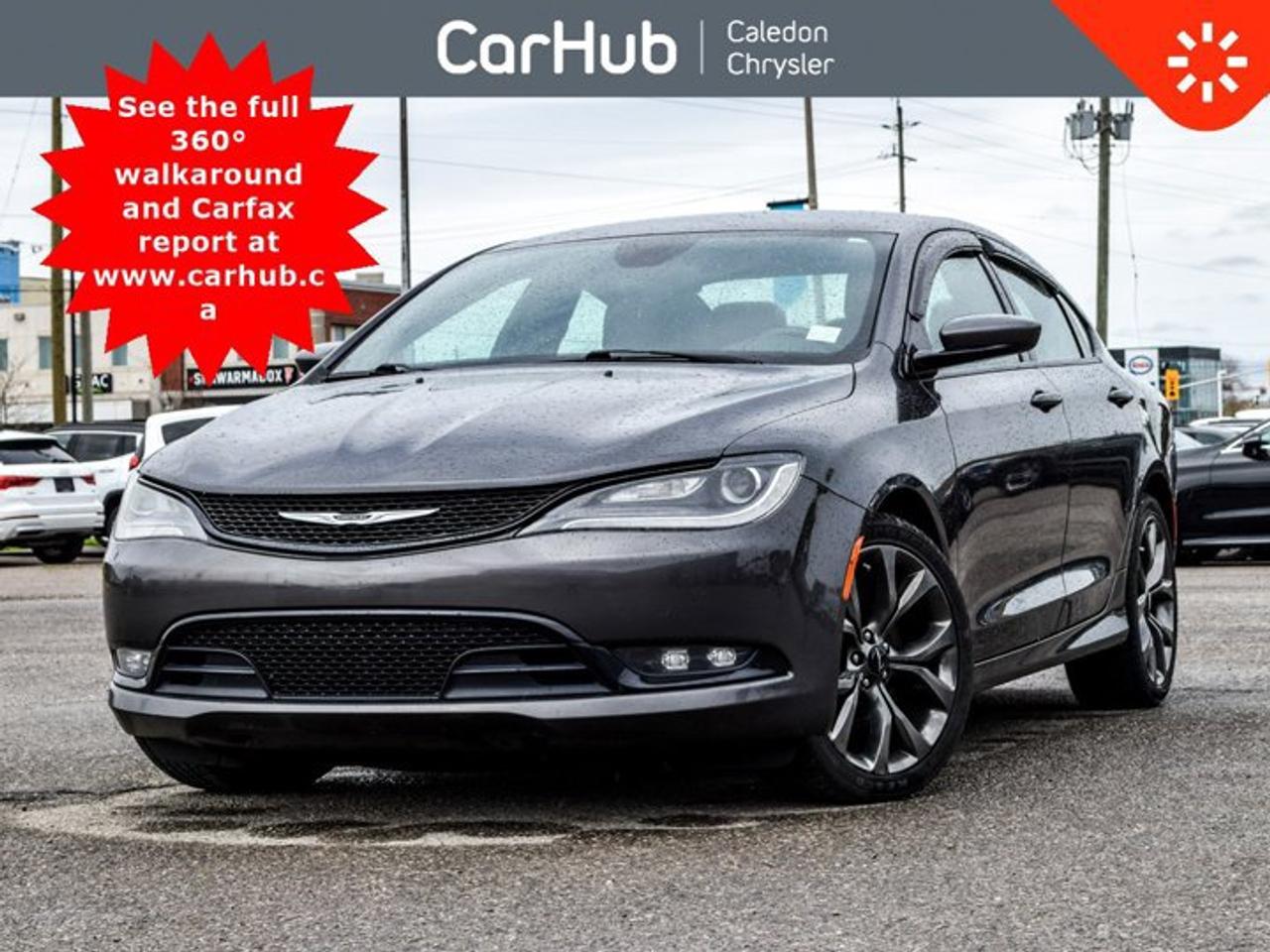 2016 Chrysler 200 S AWD Leather Heated Front Seats Bluetooth Remote Start Alloy Rims Photo