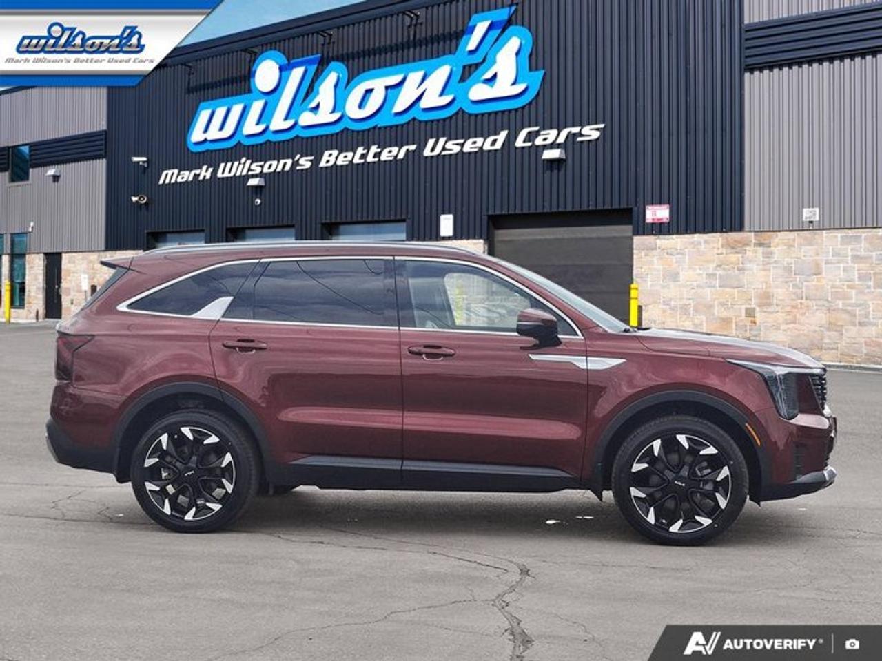 2025 Kia Sorento EX AWD | 6 Passenger | Leather | Heated Seats + Steering | Blind Spot | Lane Keep | and More ! Photo