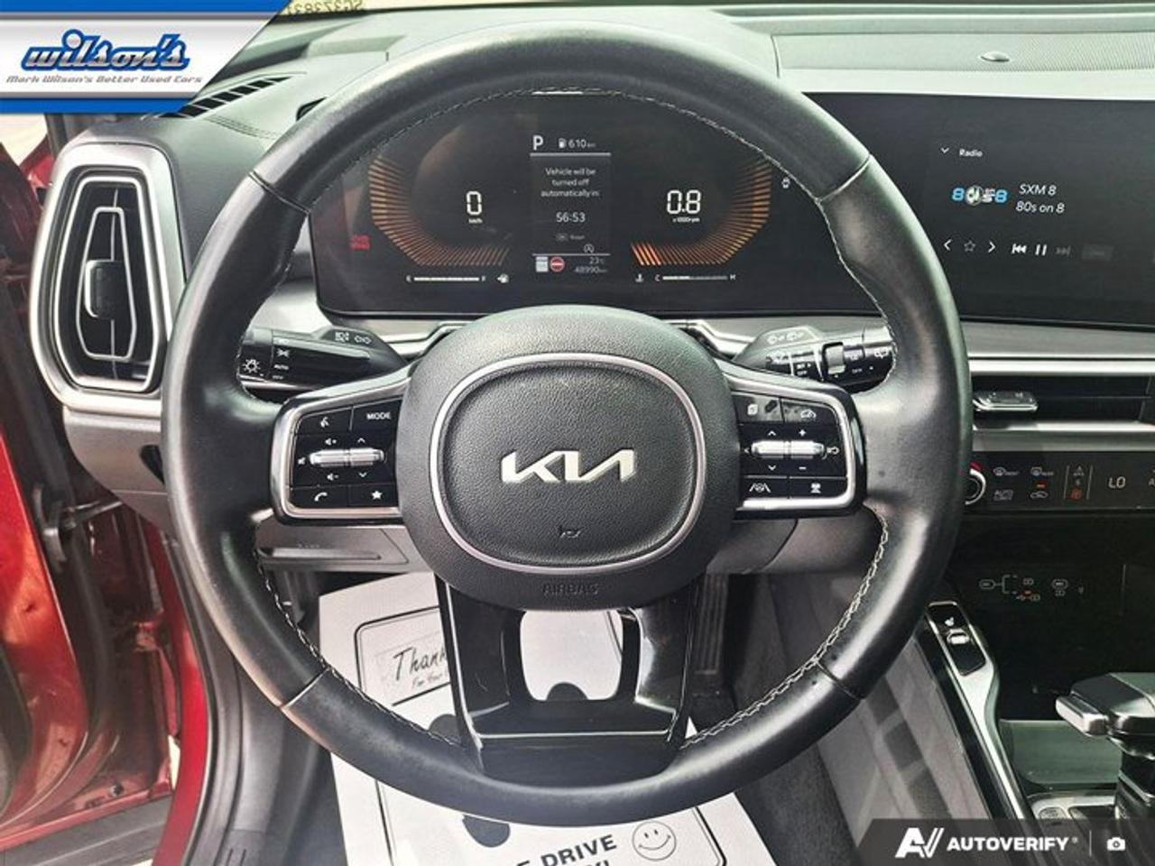 2025 Kia Sorento EX AWD | 6 Passenger | Leather | Heated Seats + Steering | Blind Spot | Lane Keep | and More ! Photo