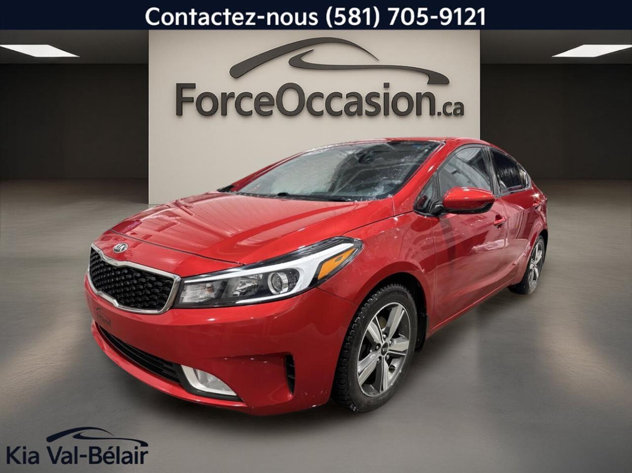 Used 2018 Kia Forte LX+ * A/C * CRUISE * CAMÉRA * CARPLAY * SIÈGES CHAUFF * for sale in Québec, QC