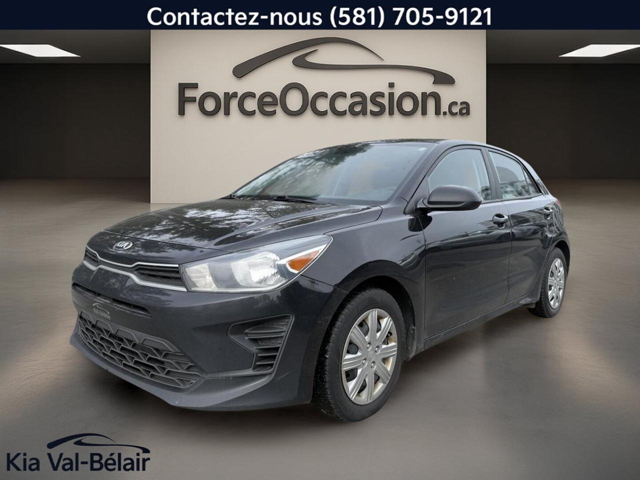 Used 2021 Kia Rio5 LX+ * MANUELLE * CAMÉRA * CARPLAY * SIÈGES CHAUFF * for sale in Québec, QC