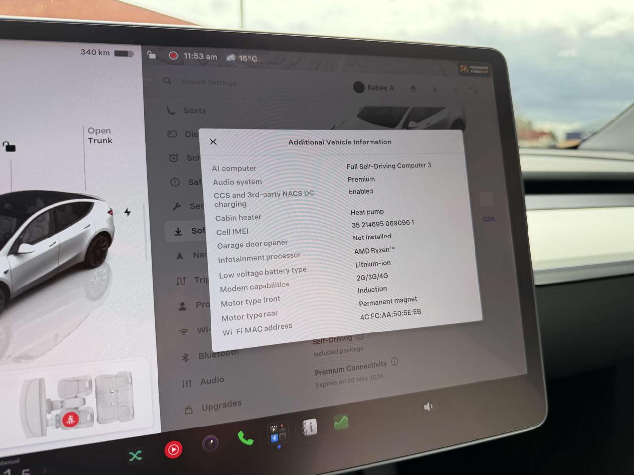 2022 Tesla Model Y Long Range AWD 1 Owner Clean Carfax Certified Photo