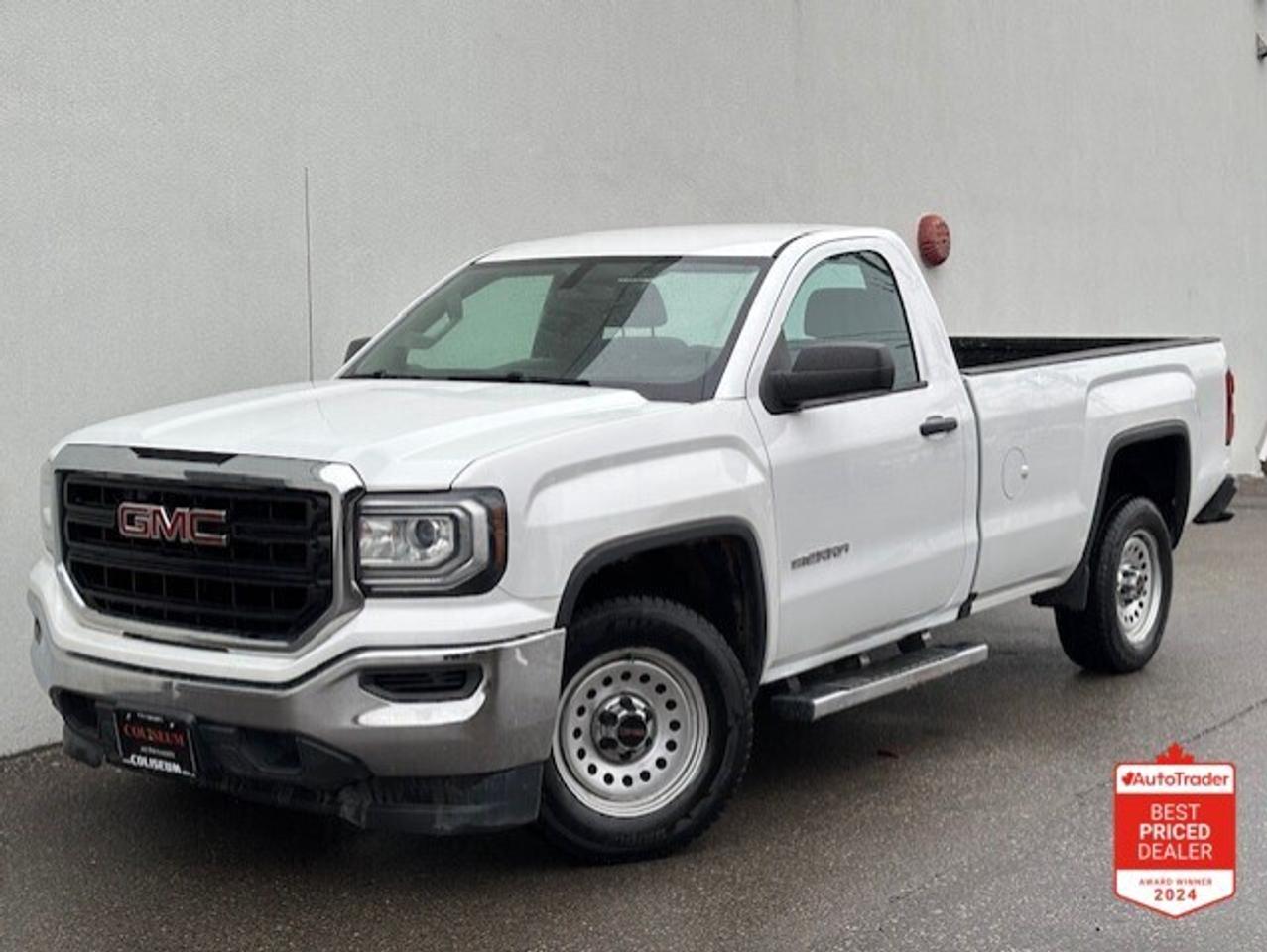 2017 GMC Sierra 1500 V6 REGULAR CAB 8 FOOT LONG BOX-1 OWNER-CERTIFIED! Photo0