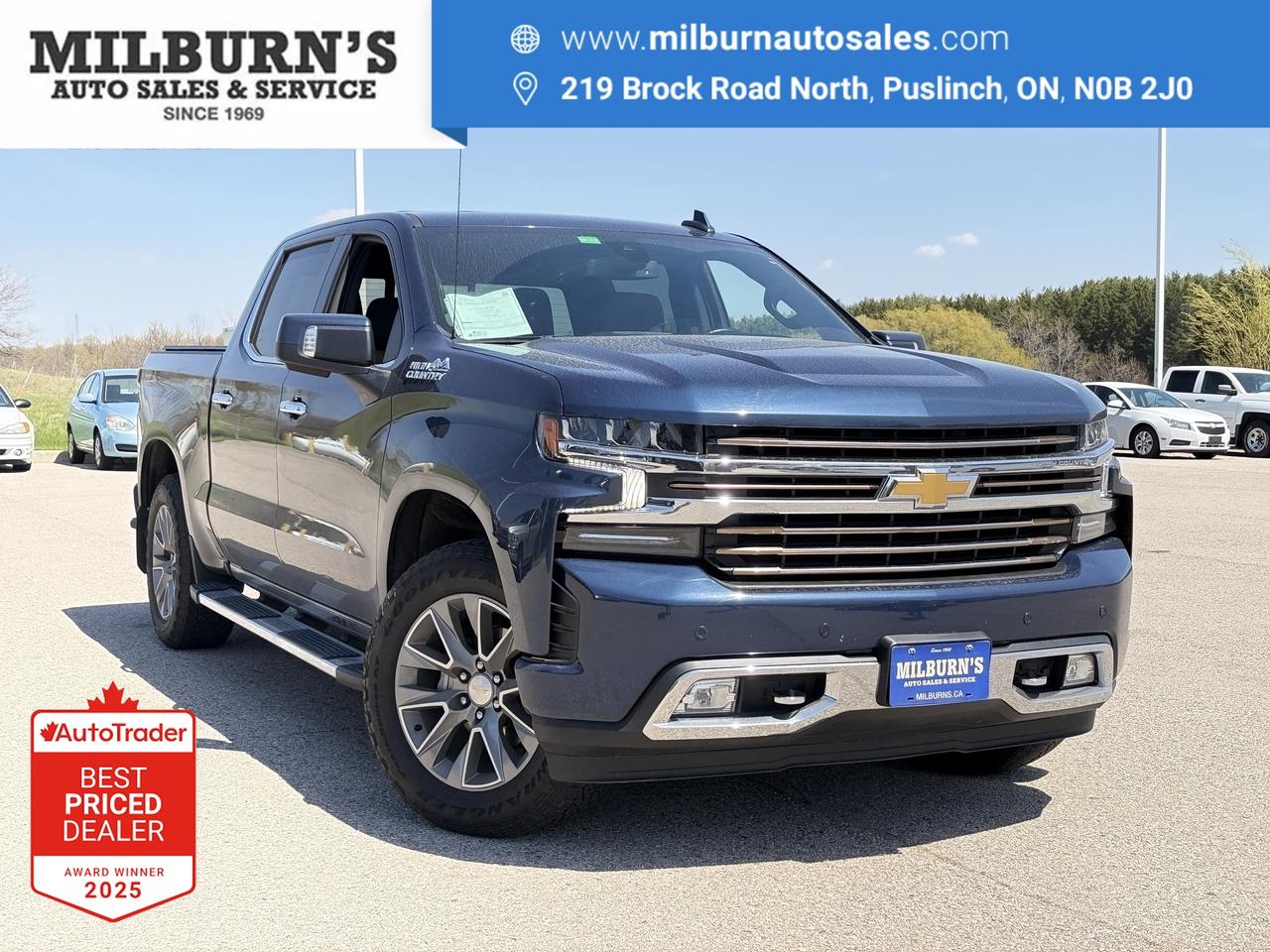 2021 Chevrolet Silverado 1500 High Country 4x4  Nav. Sunroof Heated/Cooled Seats Photo