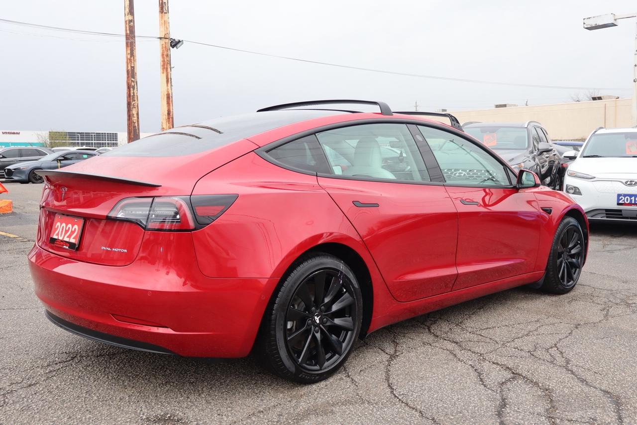 2022 Tesla Model 3 Long Range   Dual Motor   No Accident   White Inte Photo