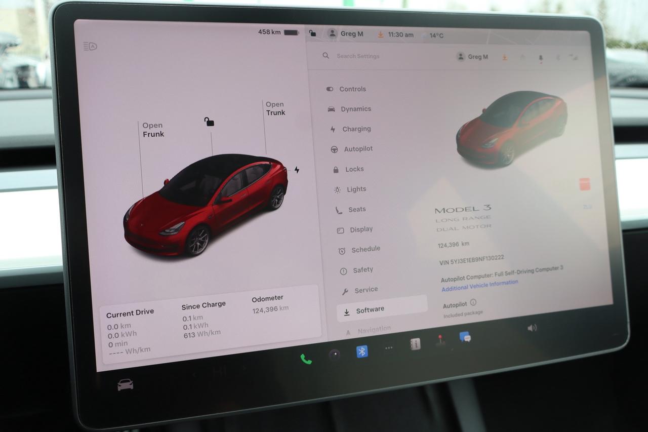 2022 Tesla Model 3 Long Range   Dual Motor   No Accident   White Inte Photo