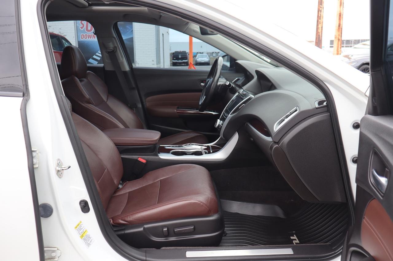 2017 Acura TLX SH-AWD TECH w/Advance Package Brown Interior Photo