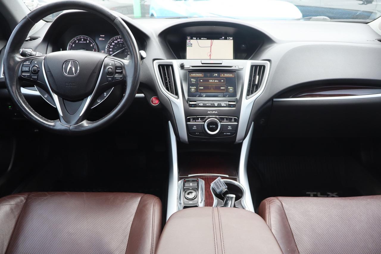 2017 Acura TLX SH-AWD TECH w/Advance Package Brown Interior Photo