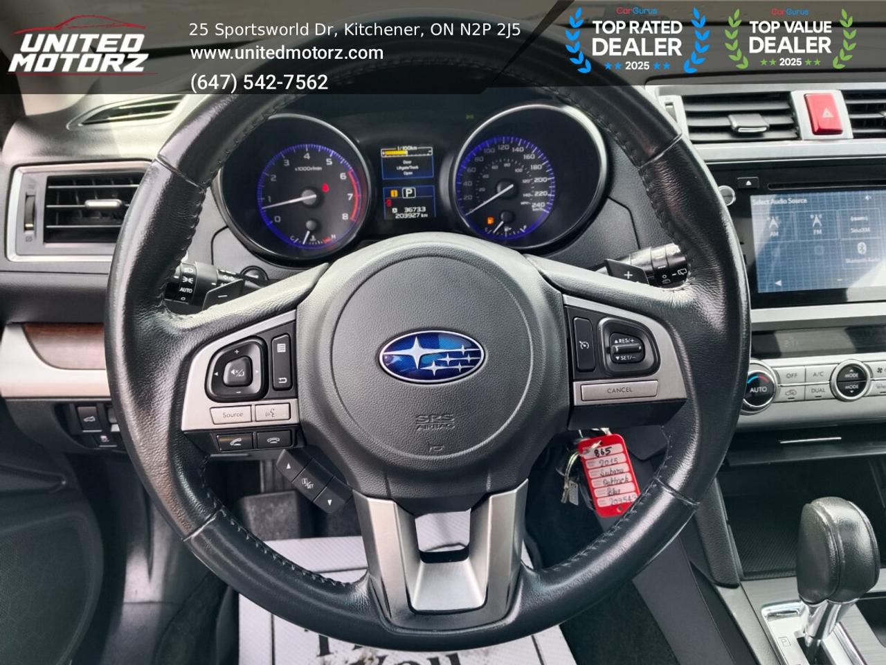 2015 Subaru Outback 2.5i w/Limited Pkg~SAFETY CERTIFIED~44 Service Rec Photo