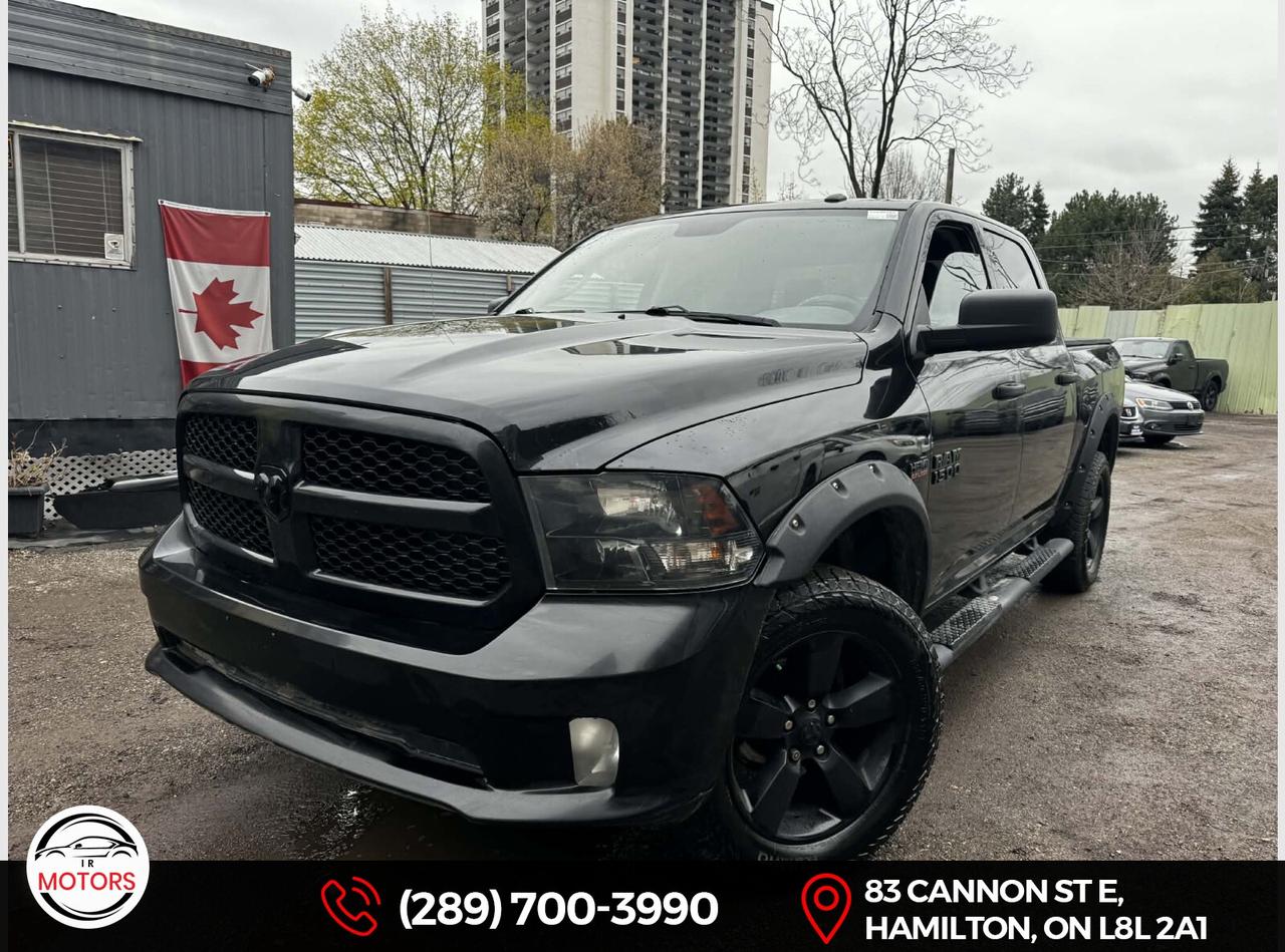 2017 RAM 1500 Express 4x4 Crew Cab - HEMI - No Accidents Tradesman Photo0