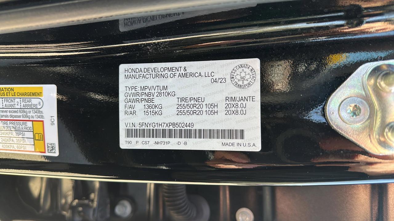 2023 Honda Pilot Touring AWD Photo
