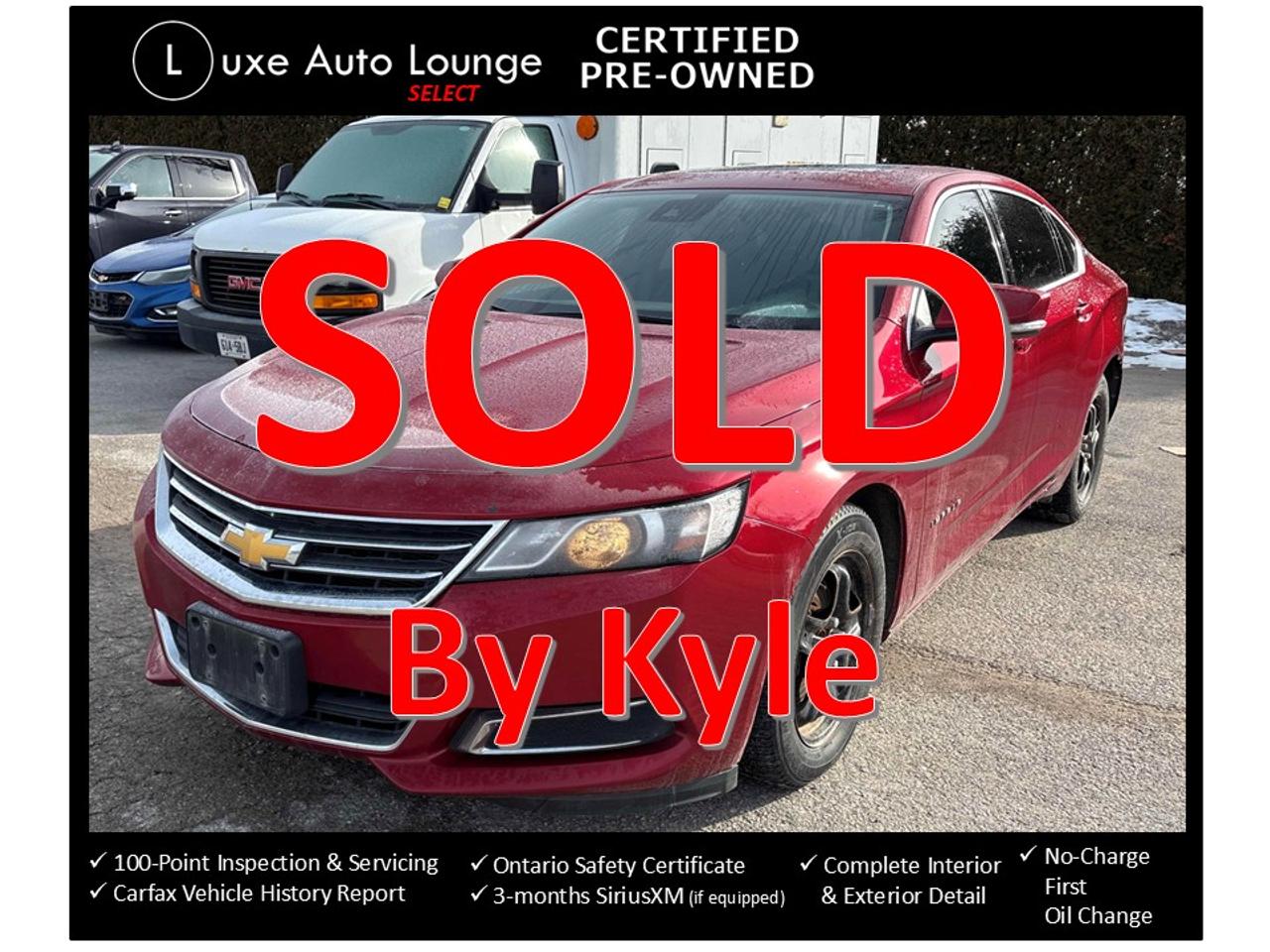 2015 Chevrolet Impala 2LT! ONE-OWNER, DEALER-SERVICED!! LEATHER!!