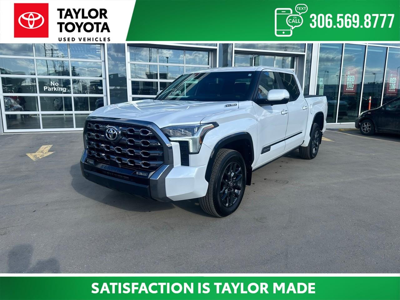 Used 2025 Toyota Tundra Hybrid PLATINUM for sale in Regina, SK