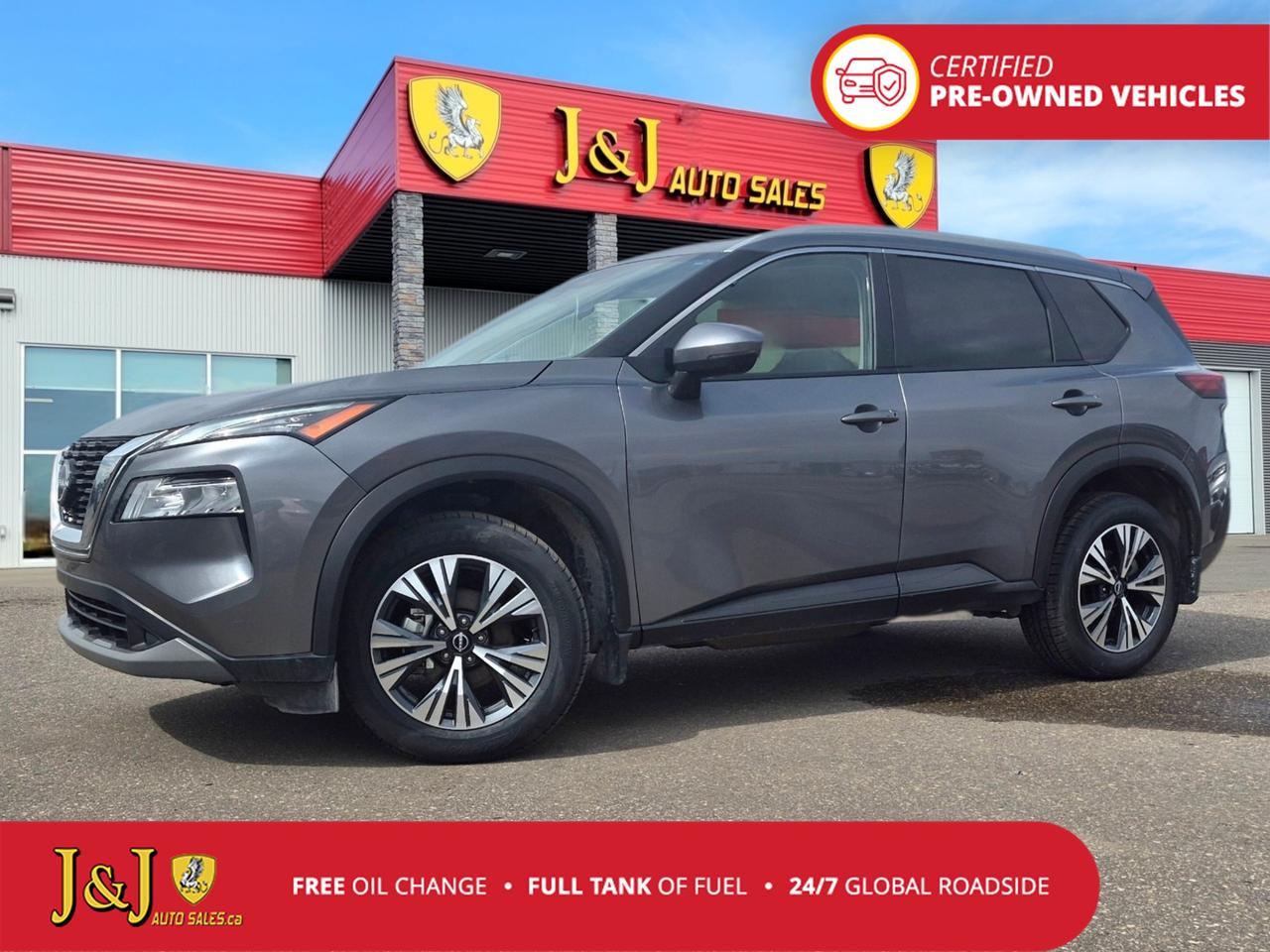 Gray 2023 Nissan Rogue SV AWD CVT 1.5L DOHC Welcome to our dealership, where we cater to every car shoppers needs with our diverse range of vehicles. Whether youre seeking peace of mind with our meticulously inspected and Certified Pre-Owned vehicles, looking for great value with our carefully selected Value Line options, or are a hands-on enthusiast ready to tackle a project with our As-Is mechanic specials, weve got something for everyone. At our dealership, quality, affordability, and variety come together to ensure that every customer drives away satisfied. Experience the difference and find your perfect match with us today.<br><br>AWD.