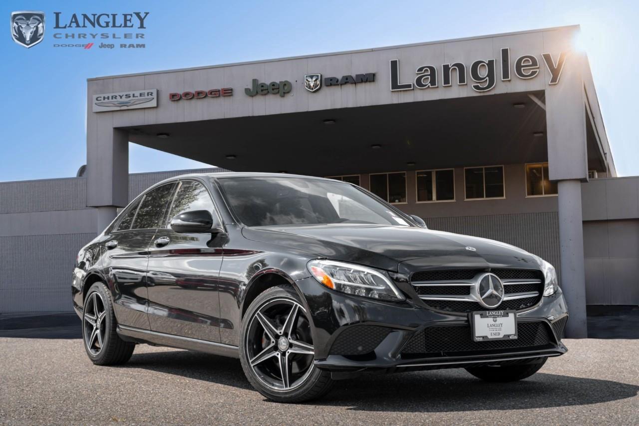 <p><strong>2020 MERCEDES-BENZ C-CLASS C 300 4MATIC</strong></p><p>A sophisticated and refined luxury sedan that balances agile performance with a premium, technology-rich interior experience.</p><ul><li><p>Engine: 2.0L Turbocharged 4-cylinder</p></li><li><p>Output: 255 hp and 273 lb-ft of torque</p></li><li><p>Drivetrain: 4MATIC All-Wheel Drive</p></li><li><p>Transmission: 9-speed automatic</p></li><li><p>0-100 km/h: 6.0 seconds</p></li></ul><p>Come book a test drive at Langley Chrysler, conveniently located in Langley, British Columbia.</p>

<p>*All prices plus applicable taxes, applicable environmental recovery charges, documentation of $599 and full tank of fuel surcharge of $76 if a full tank is chosen. <br />Other protection items available that are not included in the above price:<br />Tire & Rim Protection and Key fob insurance starting from $599<br />Service contracts (extended warranties) for coverage up to 7 years and 200,000 kms starting from $599<br />Custom vehicle accessory packages, mudflaps and deflectors, tire and rim packages, lift kits, exhaust kits and tonneau covers, canopies and much more that can be added to your payment at time of purchase<br />Undercoating, rust modules, and full protection packages starting from $199<br />Financing Fee of $500 when applicable<br />Flexible life, disability and critical illness insurances to protect portions of or the entire length of vehicle loan</p>