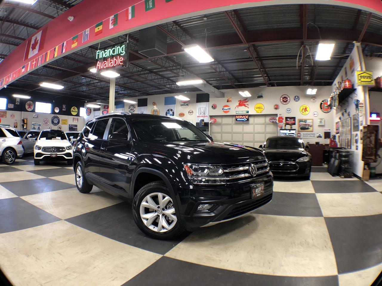 2018 Volkswagen Atlas COMFORTLINE 7 PASS LEATHER CARPLAY B/SPOT L/ASSIST