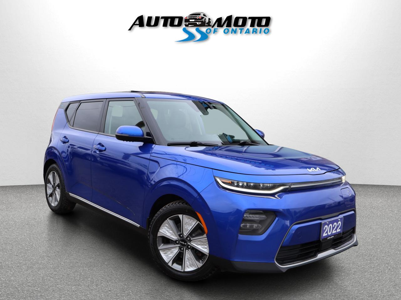 2022 Kia Soul EV LIMITED CERTIFIED *1 OWNER* CAMERA NAV BLUETOOTH LEATHER HEATED SEATS SUNROOF CRUISE ALLOYS