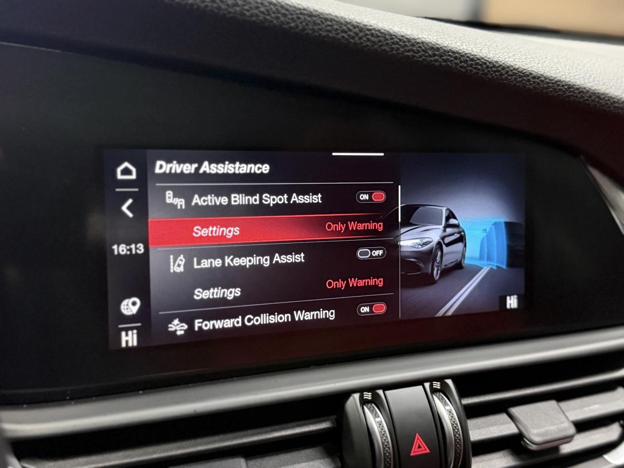 2021 Alfa Romeo Giulia TI SPORT|NAV|BACKUP|ACC|LKA|BSM|FCW|RED INT.| Photo