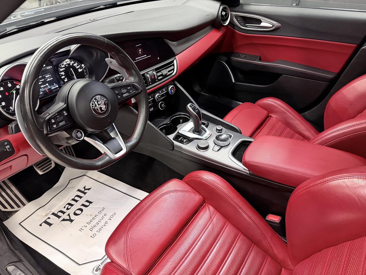 2021 Alfa Romeo Giulia TI SPORT|NAV|BACKUP|ACC|LKA|BSM|FCW|RED INT.| Photo