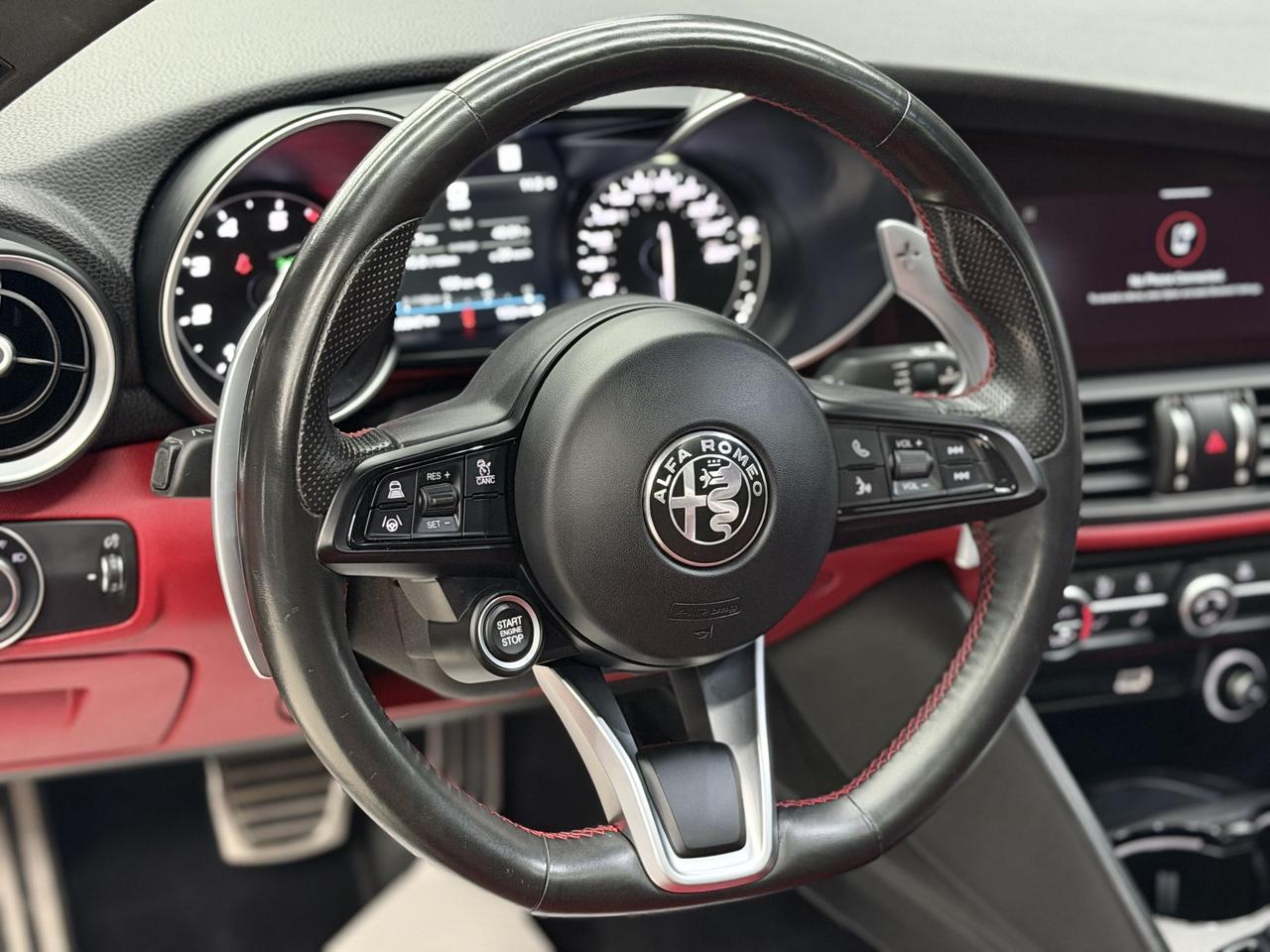 2021 Alfa Romeo Giulia TI SPORT|NAV|BACKUP|ACC|LKA|BSM|FCW|RED INT.| Photo