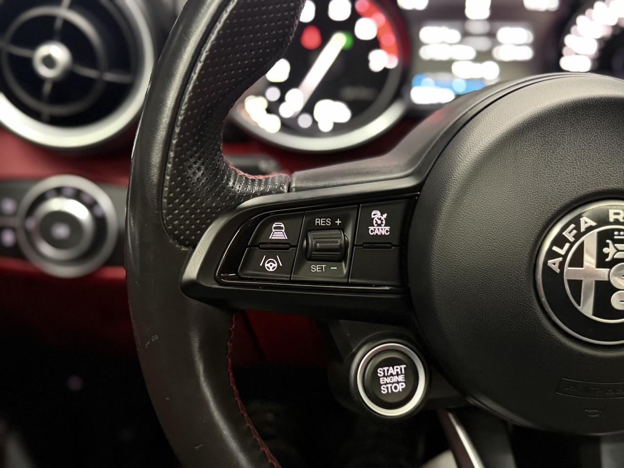 2021 Alfa Romeo Giulia TI SPORT|NAV|BACKUP|ACC|LKA|BSM|FCW|RED INT.| Photo
