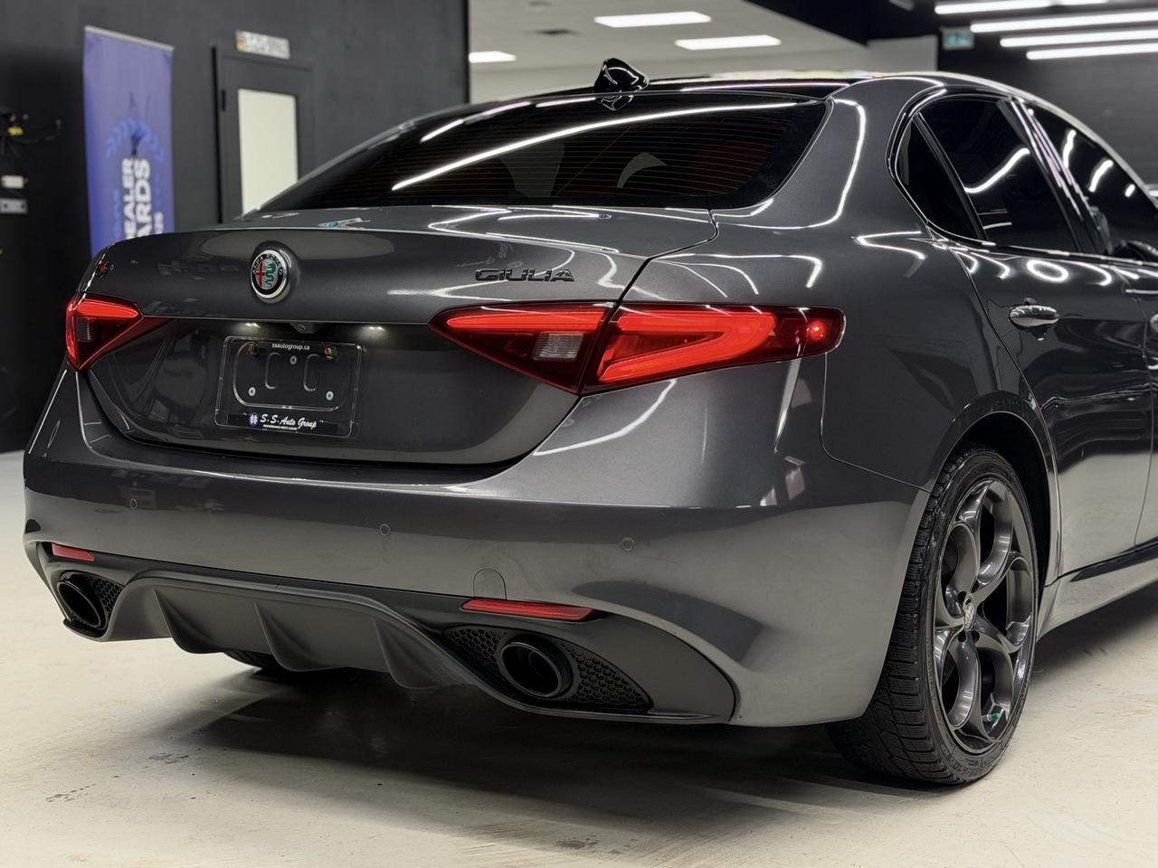 2021 Alfa Romeo Giulia TI SPORT|NAV|BACKUP|ACC|LKA|BSM|FCW|RED INT.| Photo