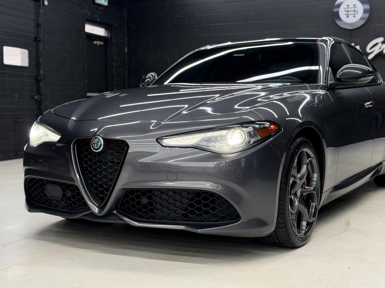 2021 Alfa Romeo Giulia TI SPORT|NAV|BACKUP|ACC|LKA|BSM|FCW|RED INT.| Photo