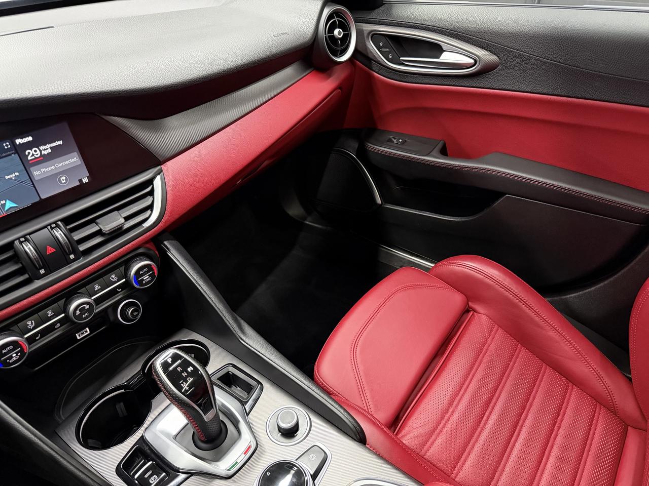 2021 Alfa Romeo Giulia TI SPORT|NAV|BACKUP|ACC|LKA|BSM|FCW|RED INT.| Photo
