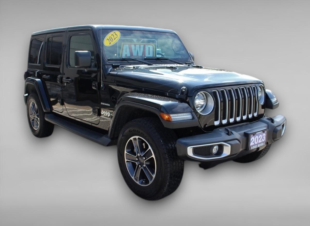 2023 Jeep Wrangler Sahara*Low Ks*4x4*Heated Seats*CarPlay*Rear Cam*2L Photo