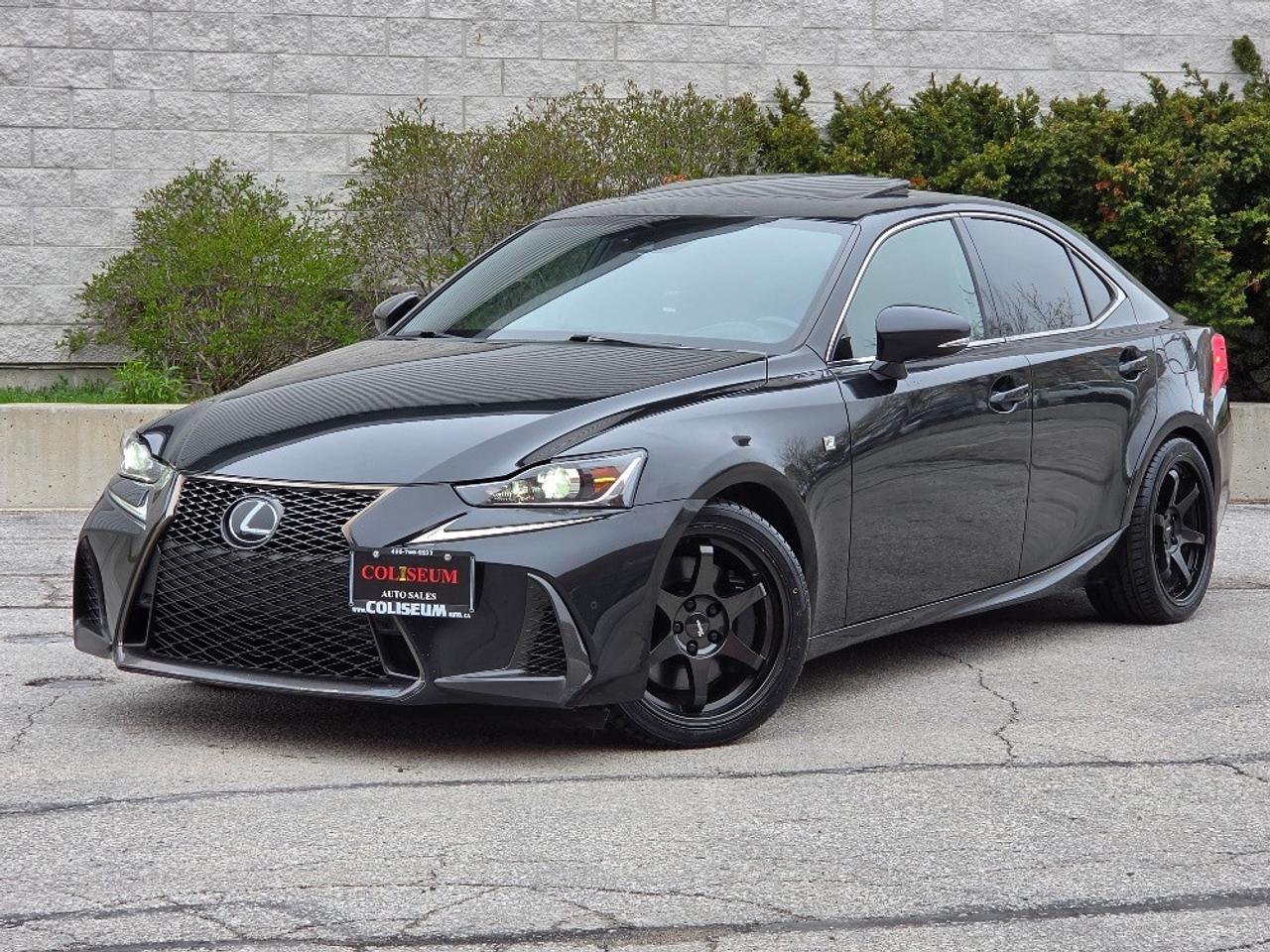 <p>2020 LEXUS IS 300 AWD F-SPORT</p><p><br></p><p>DRIVE IN STYLE! 1 OWNER DIRECT FROM LEXUS CANADA! NO ACCIDENTS! CLEAN CARFAX! CLEAN TITLE! BRAND NEW TIRES ON BLACKED OUT FAST WHEELS!</p><br><p>-RIOJA RED INTERIOR / F SPORT PACKAGE / BLIND SPOT ASSIST / LANE DEPARTURE / ADAPTIVE CRUISE / SUNROOF / NAVIGATION / REAR BACK UP CAMERA /&nbsp;HEATED & VENTED SEATS / HEATED STEERING WHEEL & MORE</p><br><p>{ CERTIFIED PRE-OWNED }</p><br><p>**THIS VEHICLE COMES FULLY CERTIFIED WITH A SAFETY CERTIFICATE & SERVICED AT NO EXTRA COST**</p><br><p>**$0 DOWN...PRIME RATE FINANCING APPROVALS**o.a.c.</p><br><p>WE CAN FINANCE INTERNATIONAL STUDENTS, NEW IMMIGRANTS, WORK PERMITS, #9 SIN, AND PR RESIDENTS!</p><br><p>#BEST DEAL IN TOWN! WHY PAY MORE ANYWHERE ELSE?</p><br><p>SPECIAL FINANCE PRICE! $0 DOWN 6.99% FINANCING AVAILABLE o.a.c</p><br><p>$24,999 plus HST price is available exclusively for finance purchase only.  </p>  <br><p>Wholesale dealer-to-dealer transactions & **Cash payment**  price is $25,999<span id=jodit-selection_marker_1777493080458_46410240625872046 style=line-height: 0; display: none; data-jodit-selection_marker=start></span> plus HST</p><br><p>CARFAX IS AVAILABLE ON OUR WEBSITE FOR FREE. PLEASE VISIT</p><p>WWW.COLISEUMAUTO.CA</p><br><p>FINANCING, GAP INSURANCE COVERAGE & EXTENDED WARRANTIES AVAILABLE ON ALL VEHICLES! </p><br><p>COLISEUM AUTO SALES ON WESTON </p><p>301 WESTON ROAD </p><p>TORONTO, ON M6N 3P1 </p><br><p>4 1 6 - 7 6 6 - 2 2 7 7</p>