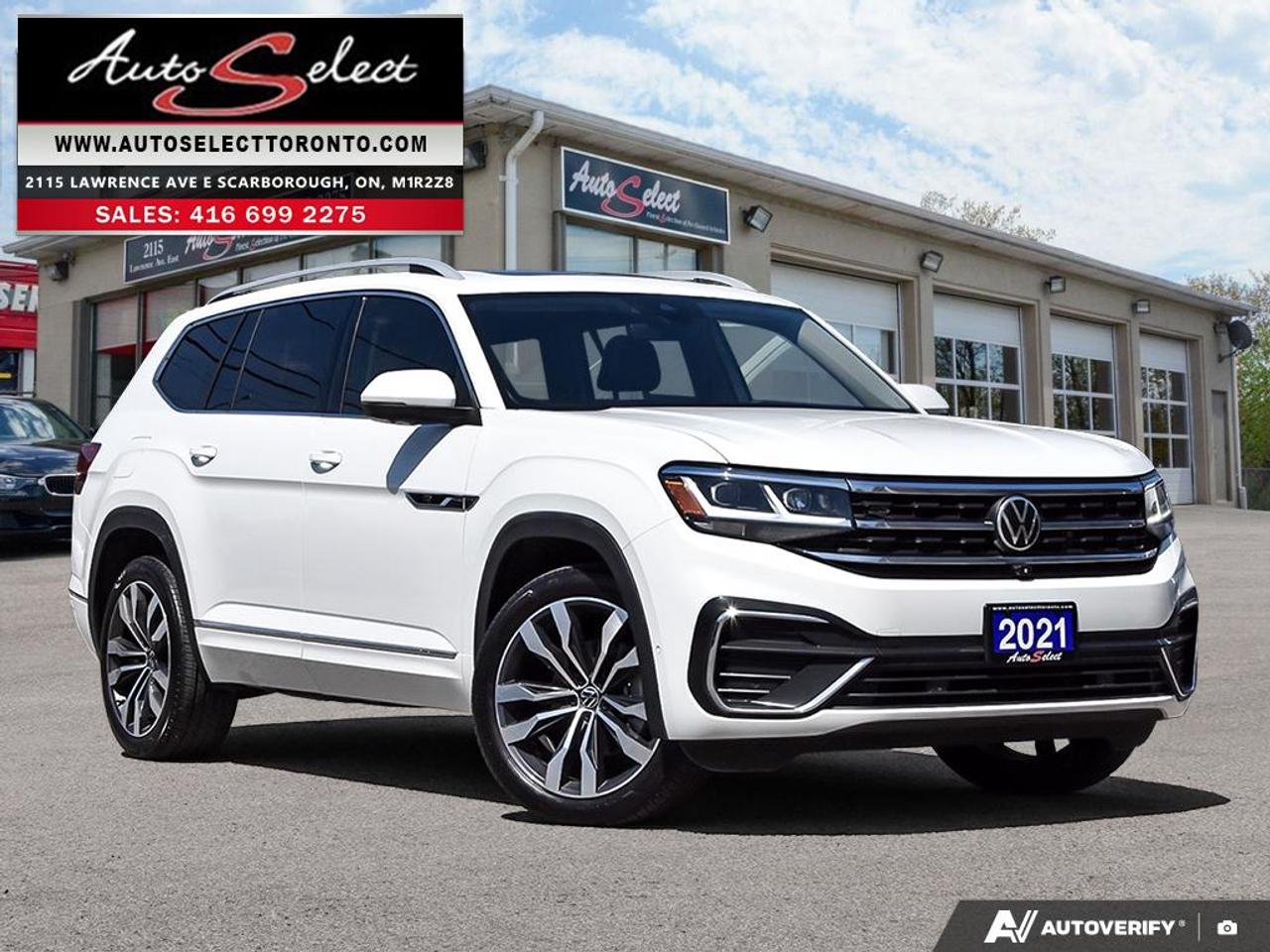 2021 Volkswagen Atlas Execline R-Line - Apple Carplay - Pan Sunroof - Clean CP Photo0