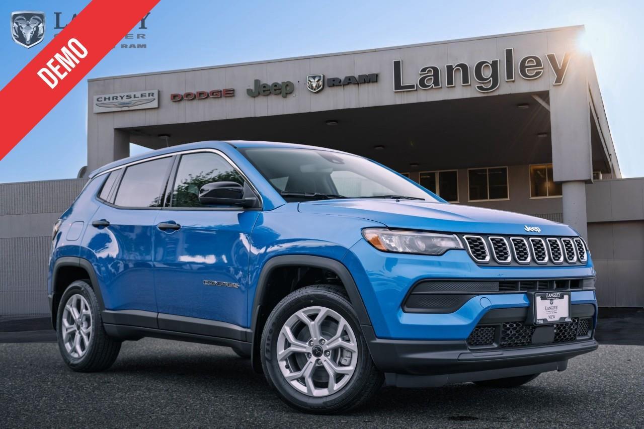 <p></p> <p><strong>2026 Jeep Compass</strong></p> <p>A capable compact SUV with standard all-wheel drive. </p> <ul><li> <p>2.0L Turbo 4-cylinder engine (200 hp, 221 lb-ft torque). </p> </li><li> <p>Standard 8-speed automatic transmission and 4x4 drivetrain. </p> </li><li> <p>Modern interior with advanced safety features. </p> </li><li> <p>Available Trailhawk model with enhanced off-road hardware. </p> </li></ul> <p>Come book a test drive at Langley Chrysler, conveniently located in Langley, British Columbia.</p> <p><strong>Scroll down to see the full list of options and features.</strong></p>

<p>*All prices plus applicable taxes, applicable environmental recovery charges, documentation of $599 and full tank of fuel surcharge of $76 if a full tank is chosen. <br />Other protection items available that are not included in the above price:<br />Tire & Rim Protection and Key fob insurance starting from $599<br />Service contracts (extended warranties) for coverage up to 7 years and 200,000 kms starting from $599<br />Custom vehicle accessory packages, mudflaps and deflectors, tire and rim packages, lift kits, exhaust kits and tonneau covers, canopies and much more that can be added to your payment at time of purchase<br />Undercoating, rust modules, and full protection packages starting from $199<br />Financing Fee of $500 when applicable<br />Flexible life, disability and critical illness insurances to protect portions of or the entire length of vehicle loan</p>