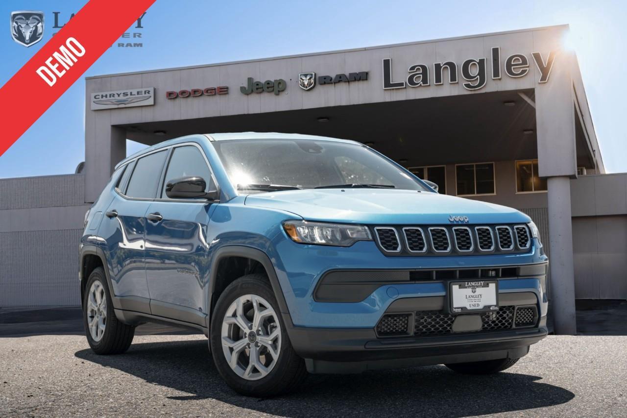 <p></p> <p><strong>2026 Jeep Compass</strong></p> <p>A capable compact SUV with standard all-wheel drive. </p> <ul><li> <p>2.0L Turbo 4-cylinder engine (200 hp, 221 lb-ft torque). </p> </li><li> <p>Standard 8-speed automatic transmission and 4x4 drivetrain. </p> </li><li> <p>Modern interior with advanced safety features. </p> </li><li> <p>Available Trailhawk model with enhanced off-road hardware. </p> </li></ul> <p>Come book a test drive at Langley Chrysler, conveniently located in Langley, British Columbia.</p> <p><strong>Scroll down to see the full list of options and features.</strong></p>

<p>*All prices plus applicable taxes, applicable environmental recovery charges, documentation of $599 and full tank of fuel surcharge of $76 if a full tank is chosen. <br />Other protection items available that are not included in the above price:<br />Tire & Rim Protection and Key fob insurance starting from $599<br />Service contracts (extended warranties) for coverage up to 7 years and 200,000 kms starting from $599<br />Custom vehicle accessory packages, mudflaps and deflectors, tire and rim packages, lift kits, exhaust kits and tonneau covers, canopies and much more that can be added to your payment at time of purchase<br />Undercoating, rust modules, and full protection packages starting from $199<br />Financing Fee of $500 when applicable<br />Flexible life, disability and critical illness insurances to protect portions of or the entire length of vehicle loan</p>
