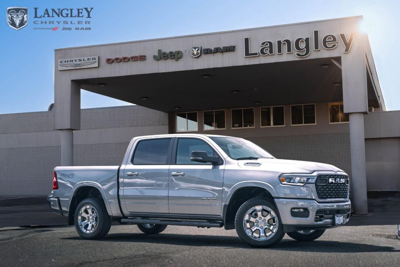 <p><span style=font-size:20px><strong>2025 RAM 1500 Big Horn</strong></span></p> <p><span style=font-size:20px>Capable, comfortable full-size pickup.</span></p> <ul><li><span style=font-size:20px>3.6L Pentastar V6 engine.</span></li><li><span style=font-size:20px>Rugged Big Horn trim.</span></li><li><span style=font-size:20px>Spacious interior.</span></li><li><span style=font-size:20px>Versatile for work and play in BC.</span></li></ul> <p><span style=font-size:20px>Come book a test drive at Langley Chrysler, Langley, BC.</span></p> <p><span style=font-size:20px><strong>Scroll down for more options.</strong></span></p>

<p>*All prices plus applicable taxes, applicable environmental recovery charges, documentation of $599 and full tank of fuel surcharge of $76 if a full tank is chosen. <br />Other protection items available that are not included in the above price:<br />Tire & Rim Protection and Key fob insurance starting from $599<br />Service contracts (extended warranties) for coverage up to 7 years and 200,000 kms starting from $599<br />Custom vehicle accessory packages, mudflaps and deflectors, tire and rim packages, lift kits, exhaust kits and tonneau covers, canopies and much more that can be added to your payment at time of purchase<br />Undercoating, rust modules, and full protection packages starting from $199<br />Financing Fee of $500 when applicable<br />Flexible life, disability and critical illness insurances to protect portions of or the entire length of vehicle loan</p>