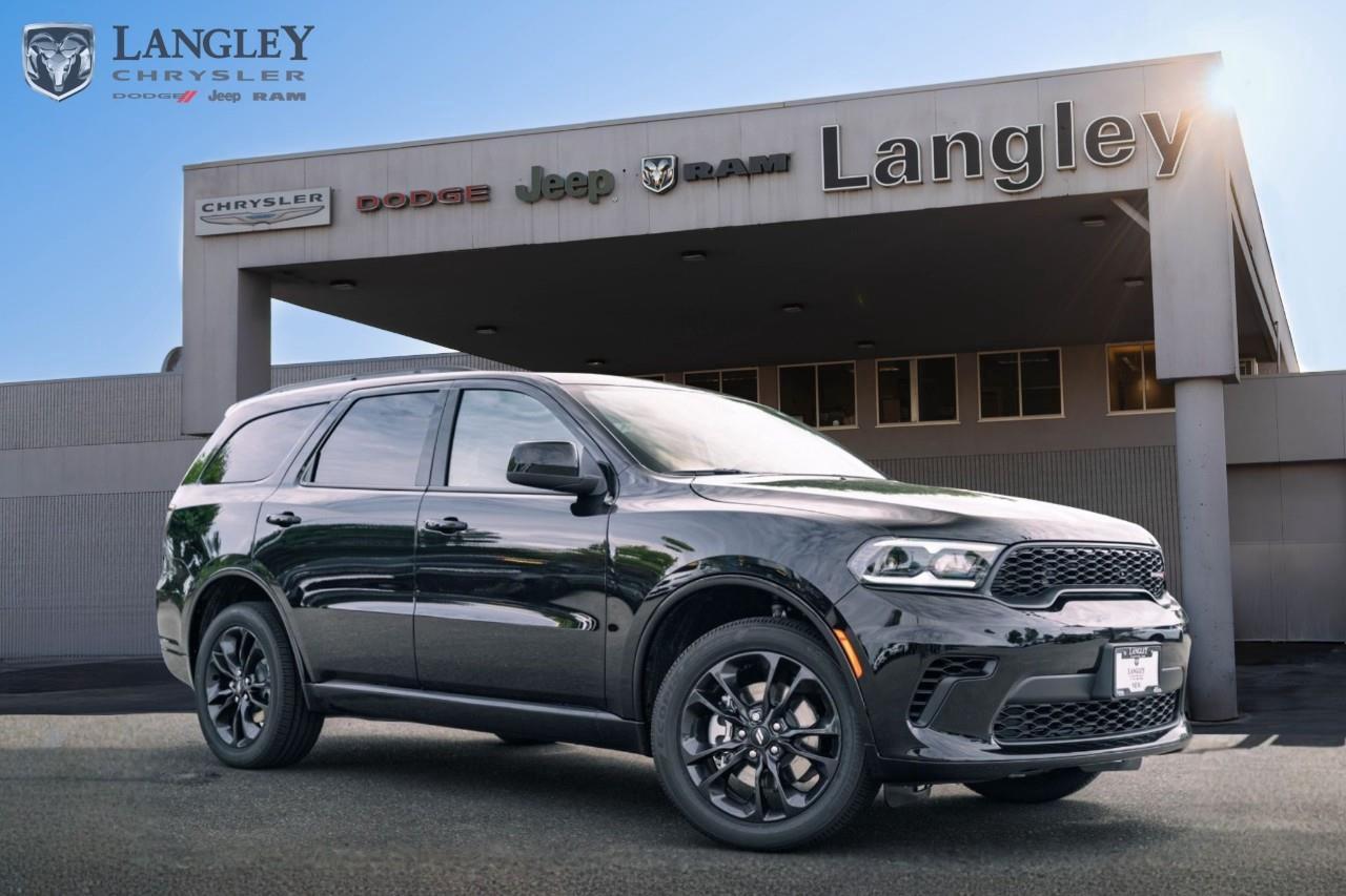 <p><strong>2025 Dodge Durango</strong></p> <p>A powerful and versatile three-row SUV. </p> <ul><li> <p>Available 3.6L V6 or HEMI V8 engines. </p> </li><li> <p>Best-in-class available towing capacity of up to 8,700 lbs. </p> </li><li> <p>Spacious interior with seating for up to seven. </p> </li><li> <p>Advanced technology and bold styling. </p> </li></ul> <p>Come book a test drive at Langley Chrysler, conveniently located in Langley, British Columbia.</p> <p><strong>Scroll down to see the full list of options and features.</strong></p>

<p>*All prices plus applicable taxes, applicable environmental recovery charges, documentation of $599 and full tank of fuel surcharge of $76 if a full tank is chosen. <br />Other protection items available that are not included in the above price:<br />Tire & Rim Protection and Key fob insurance starting from $599<br />Service contracts (extended warranties) for coverage up to 7 years and 200,000 kms starting from $599<br />Custom vehicle accessory packages, mudflaps and deflectors, tire and rim packages, lift kits, exhaust kits and tonneau covers, canopies and much more that can be added to your payment at time of purchase<br />Undercoating, rust modules, and full protection packages starting from $199<br />Financing Fee of $500 when applicable<br />Flexible life, disability and critical illness insurances to protect portions of or the entire length of vehicle loan</p>