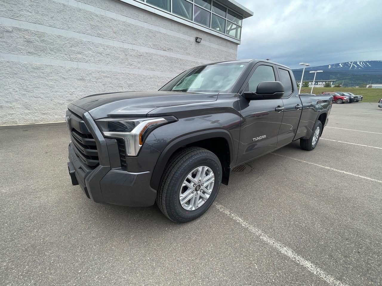 <p>Looking for a powerful and capable pickup truck? Smithers Toyota is thrilled to present the all-new 2026 Toyota Tundra SR5! This rugged 4-wheel drive truck is ready to tackle any terrain, from city streets to off-road adventures. With its bold design, the Tundra SR5 makes a statement wherever it goes. Inside, youll find a comfortable and well-equipped cabin designed for both work and play. This new Tundra SR5 is packed with features to enhance your driving experience.</p><p>&nbsp;</p><p>This 2026 Toyota Tundra SR5 is more than just a truck; its a reliable partner built to handle your toughest challenges. The Tundra SR5 is equipped with a powerful 3.4L i-FORCE Twin Turbo V6 engine, ensuring you have the power you need for towing, hauling, and everyday driving. The SR5 trim offers a perfect blend of practicality and comfort, making it an ideal choice for both work and family life. Visit Smithers Toyota today to experience the 2026 Toyota Tundra SR5 for yourself!</p><p>&nbsp;</p><p>Here are five standout features of this impressive truck:</p><p><br><br></p><ul><li><strong>Heated Leather Steering Wheel:</strong> Stay comfortable and in control, even on the coldest Canadian mornings.</li></ul><p>&nbsp;</p><ul><li><strong>Class IV Towing Equipment:</strong> Ready to haul your toys or equipment with ease, thanks to the included hitch, brake controller, and trailer sway control.</li></ul><p>&nbsp;</p><ul><li><strong>Dynamic Radar Cruise Control (DRCC):</strong> Enjoy a more relaxed and safer driving experience with this advanced cruise control system.</li></ul><p>&nbsp;</p><ul><li><strong>Heated Front Bucket Seats:</strong> Experience ultimate comfort with 8-way power adjustable driver and passenger seats, plus 2-way power adjustable lumbar support.</li></ul><p>&nbsp;</p><ul><li><strong>Pre-Collision System (PCS):</strong> Drive with added peace of mind knowing this system can help mitigate potential collisions.</li></ul><p><br><br></p><p><strong><em>Powered by AutoIntelligence&trade;</em></strong><br>Vehicle information has been generated using artificial intelligence and is provided for informational purposes only. While efforts are made to ensure accuracy, please confirm all details directly with the dealer.</p><p>&nbsp;</p>