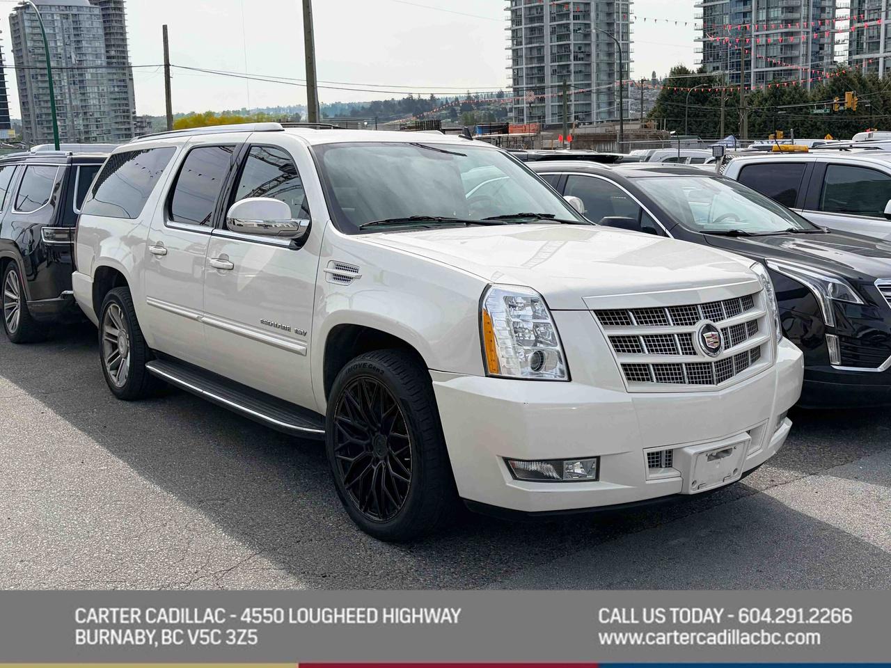 Used 2014 Cadillac Escalade ESV BASE AWD | 6.2l eng/Sunroof/Pwr seat/Rear cam for sale in Burnaby, BC
