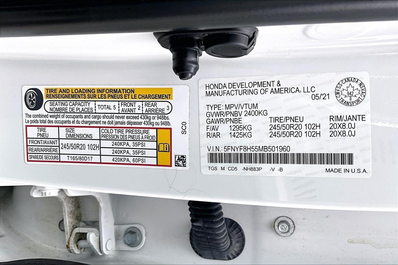 2021 Honda Passport EX-L | Heated Leather | Sunroof | SafetyTech | AWD Photo
